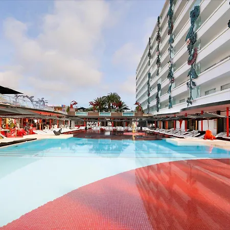 Hotell The Unexpected Ibiza - Ushuaia Club Entrance Included (adults Only) Playa d'en Bossa